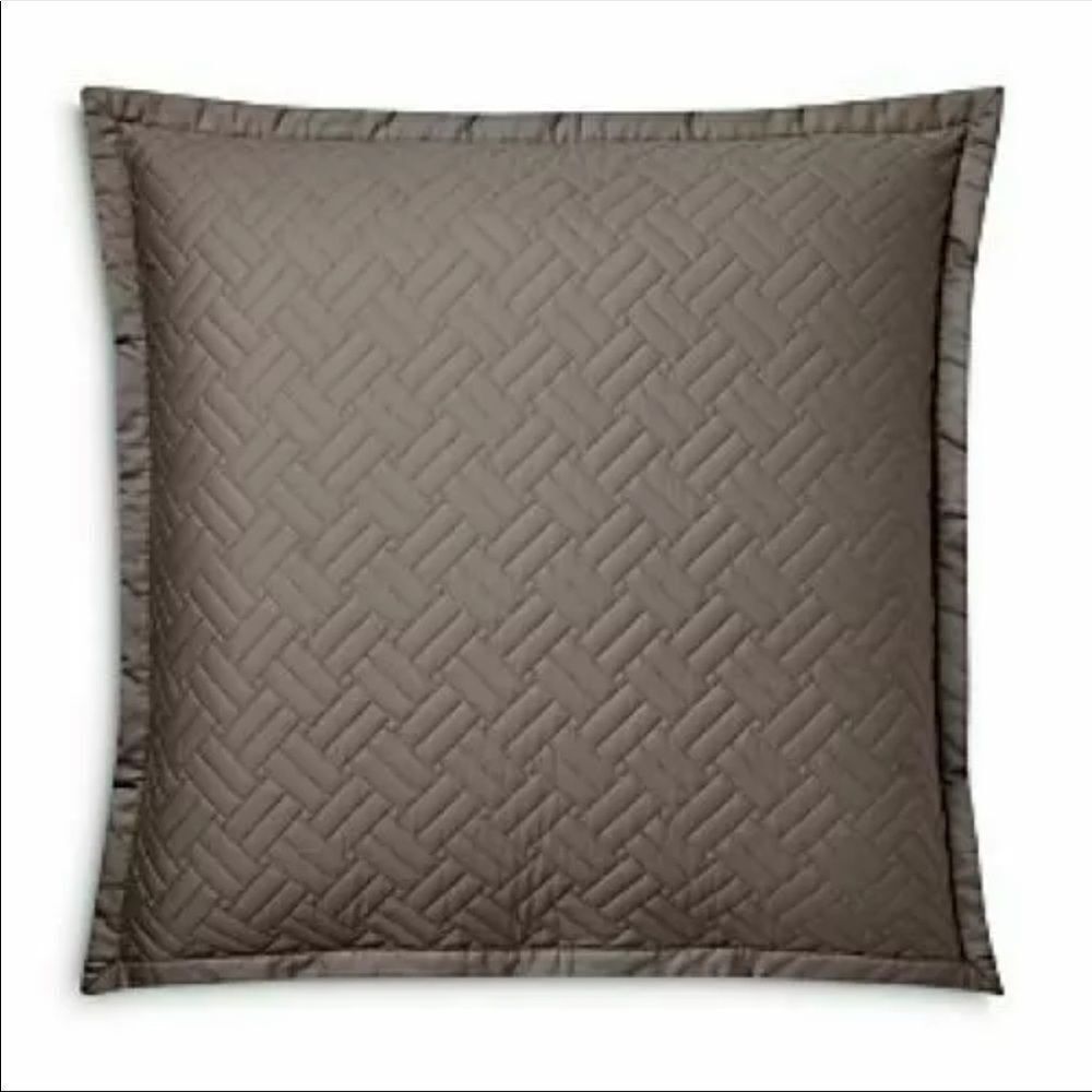 Ralph Lauren Metropolitan Gray Greenwich European Sham 26" Square